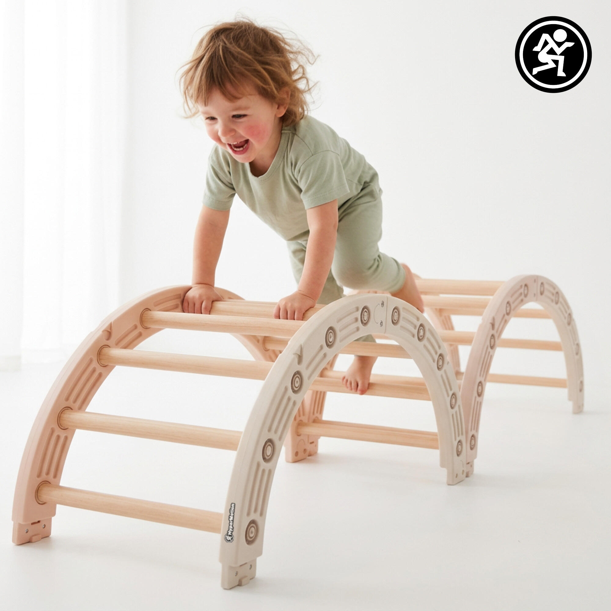 Juego de motricidad modular 4 en 1 - Unisexo - Beige/Gris 10/10