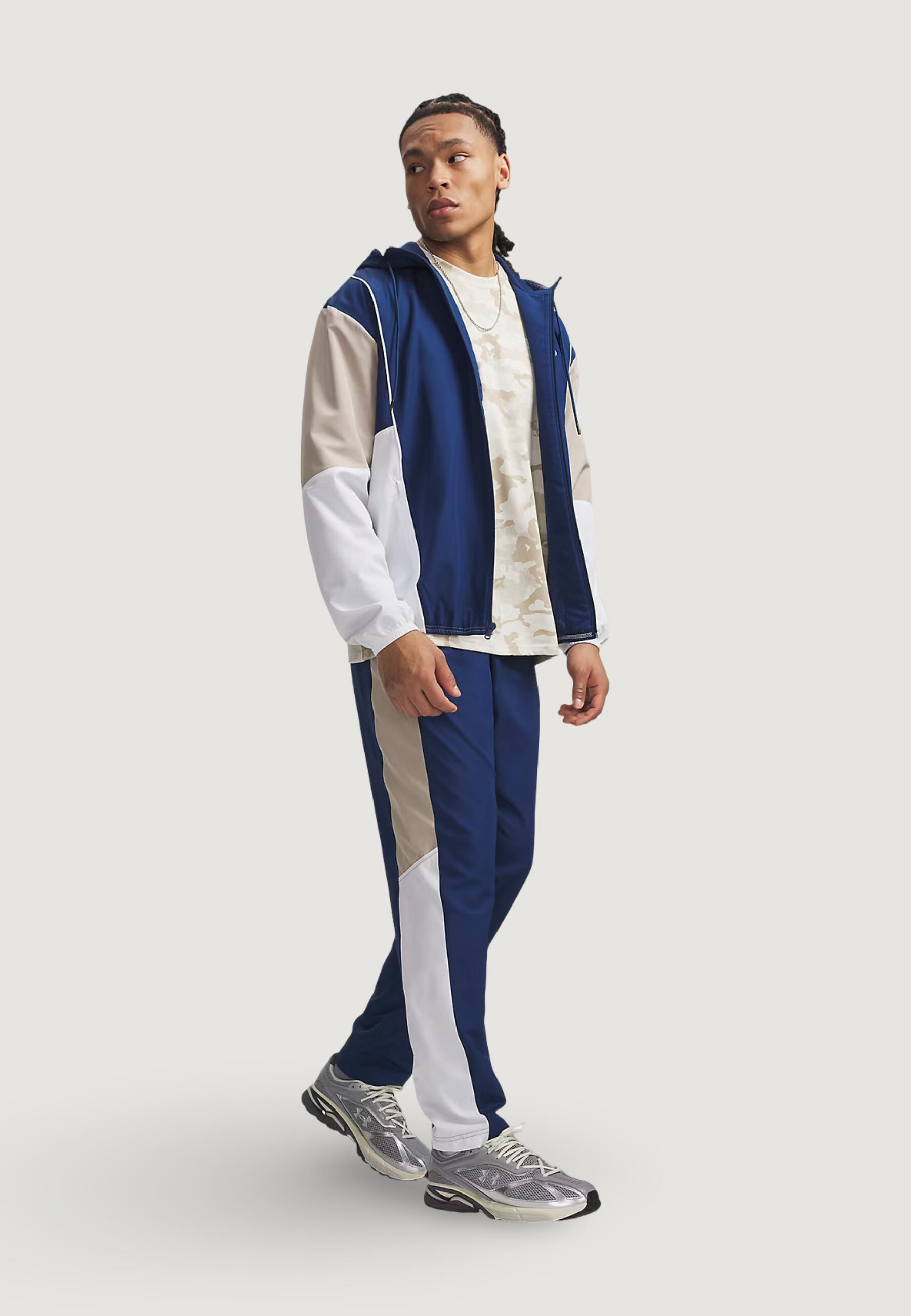 Broek UA RIVAL WOVEN CB PANTS HEREN Blauw 3/4