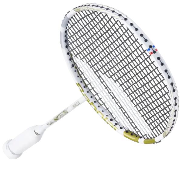 Raquette de badminton adulte légère - jetstream 74 - blanc 3/4