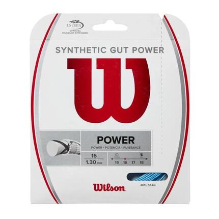 Wilson Sensation 16 Synthetic Gut Power Tennis Snaar Blauw