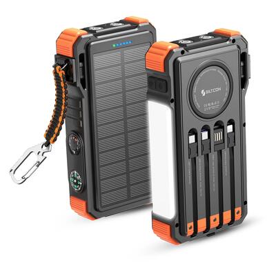 Siltcon solar powerbank 20000mah 15w draadloos 22.5w