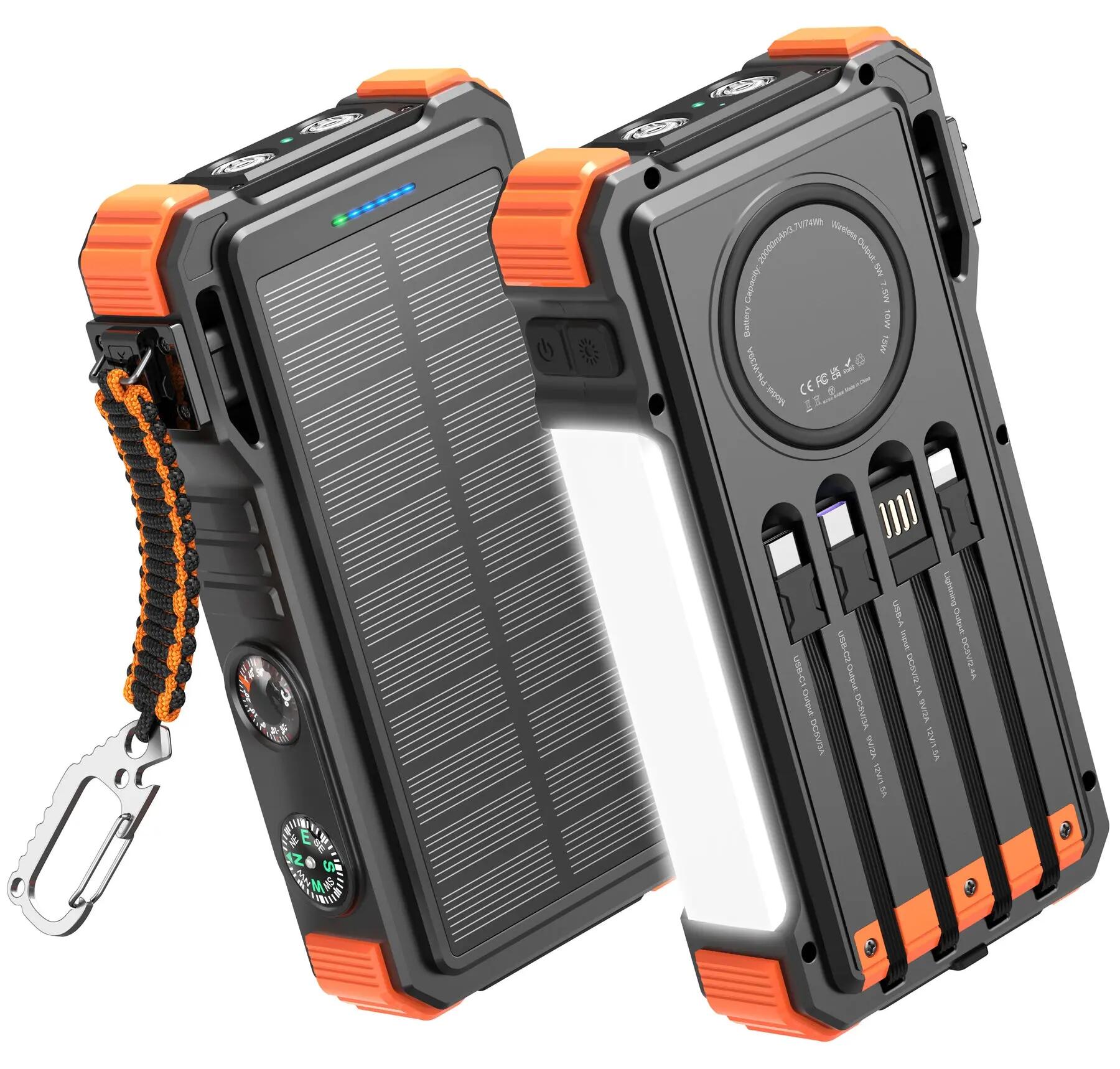 Siltcon Solar Powerbank 20000mAh 15W Draadloos 22.5W 2/2