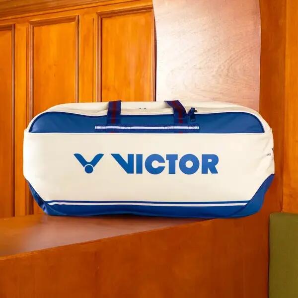 Sac de badminton - thermobag - unisexe - Victor BR5639 VBC AF - blanc/bleu 3/4