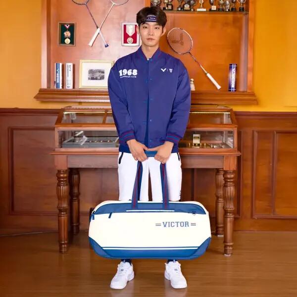 Sac de badminton - thermobag - unisexe - Victor BR5639 VBC AF - blanc/bleu 2/4