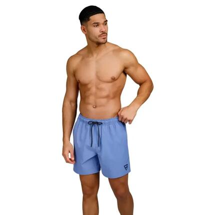 Short de bain - Homme - Polyester, cordon - Bru-Conic - Bleu