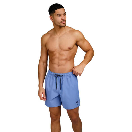 Short de bain - Homme - Polyester, cordon - Bru-Conic - Bleu