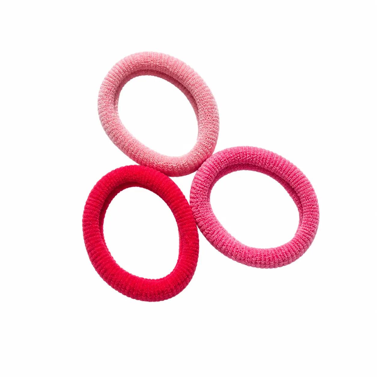 50 Élastiques à Cheveux Rose 2/5