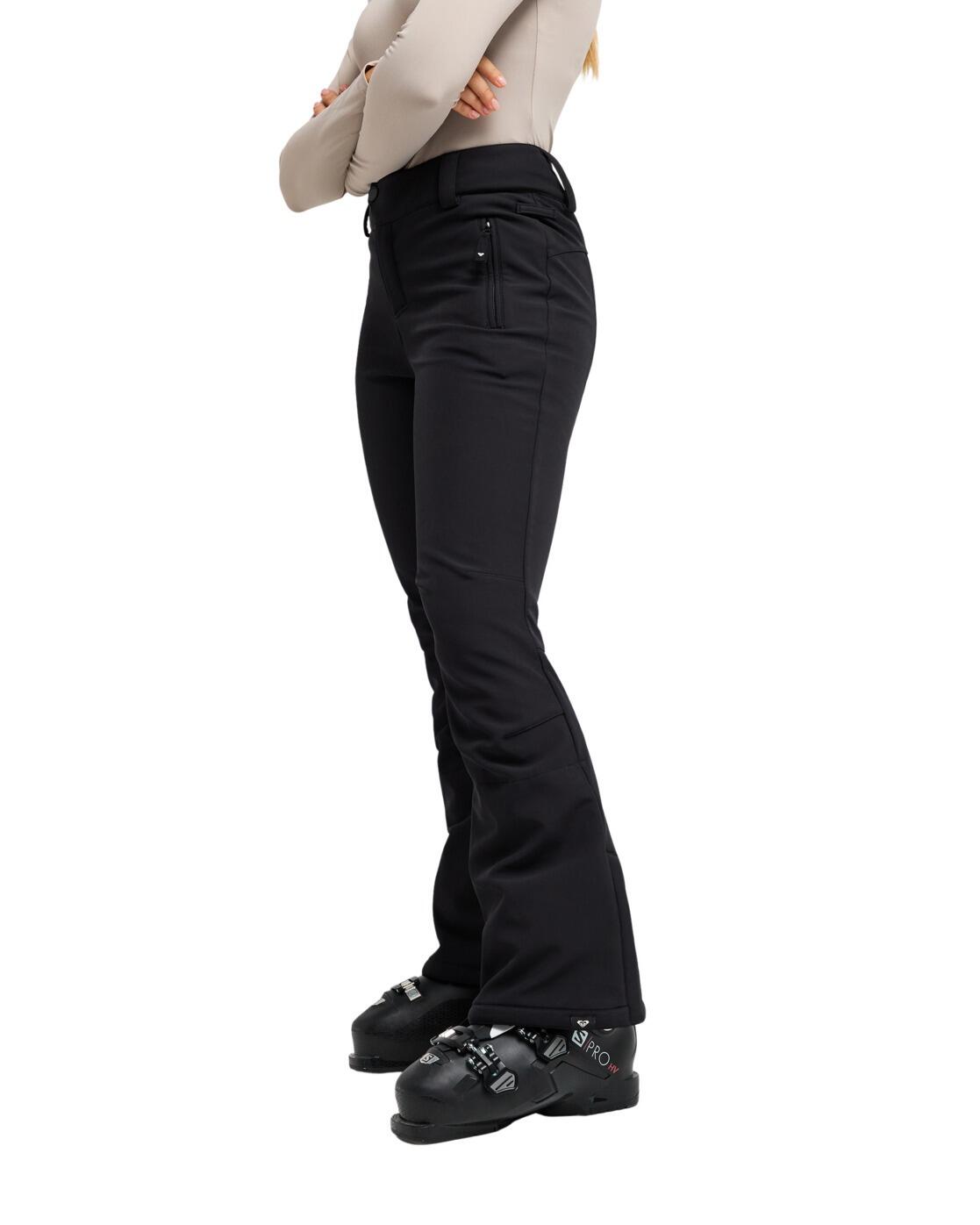 Pantalon de snow technique ARCTIC ICE 10K Noir Femme 3/4