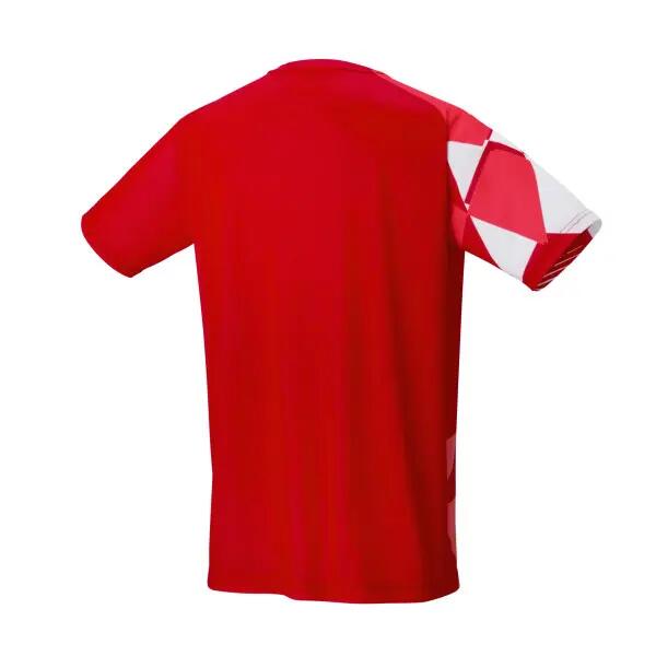 Herren - Badminton - Polo - Atmungsaktiv, dehnbar - 16744EX Tour Elite - Rot 2/2