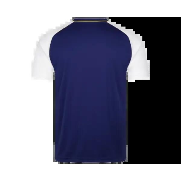 T-shirt - badminton - heren - t-43100 b - marine/wit 3/4