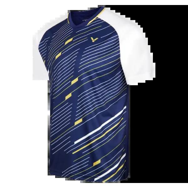 T-shirt - badminton - heren - t-43100 b - marine/wit 2/4