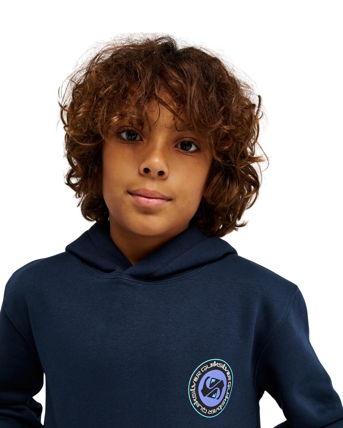 Hoodie GRAPHIC Blau Jongens 8-16 4/4