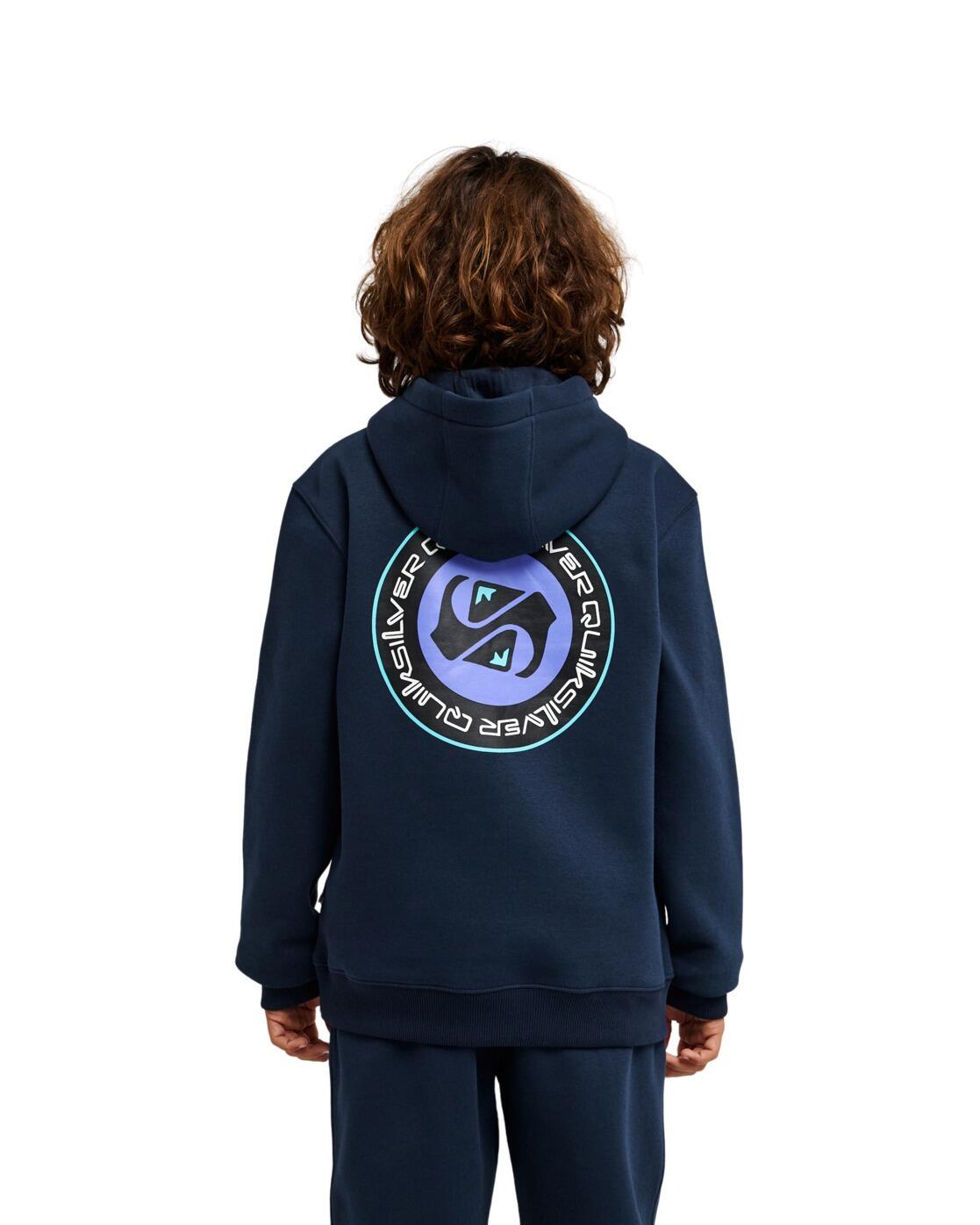 Hoodie GRAPHIC Blau Jongens 8-16 2/4