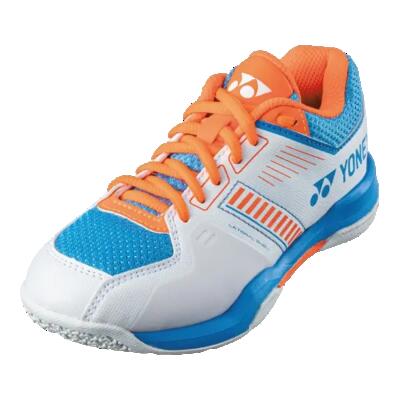 Schoenen - badminton - junior - strider flow - wit/blauw/oranje