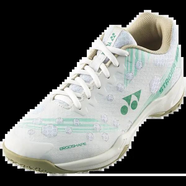Chaussures - badminton - femme - amorti - strider beat - beige 1/2