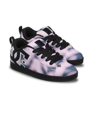 Leren schoenen court graffik schwarz unisex