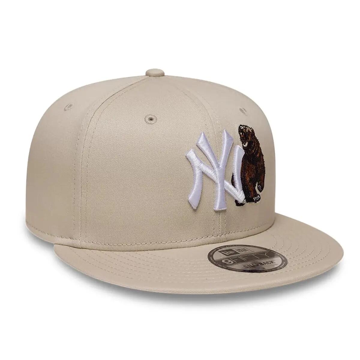 New Era 9FIFTY Cap MLB New York Yankees Outdoor Icon hellbeige 3/5