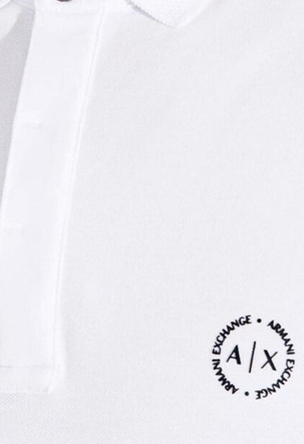 ARMANI EXCHANGE Armani Exchange Herren Polo Shirt Elegance White 2/2