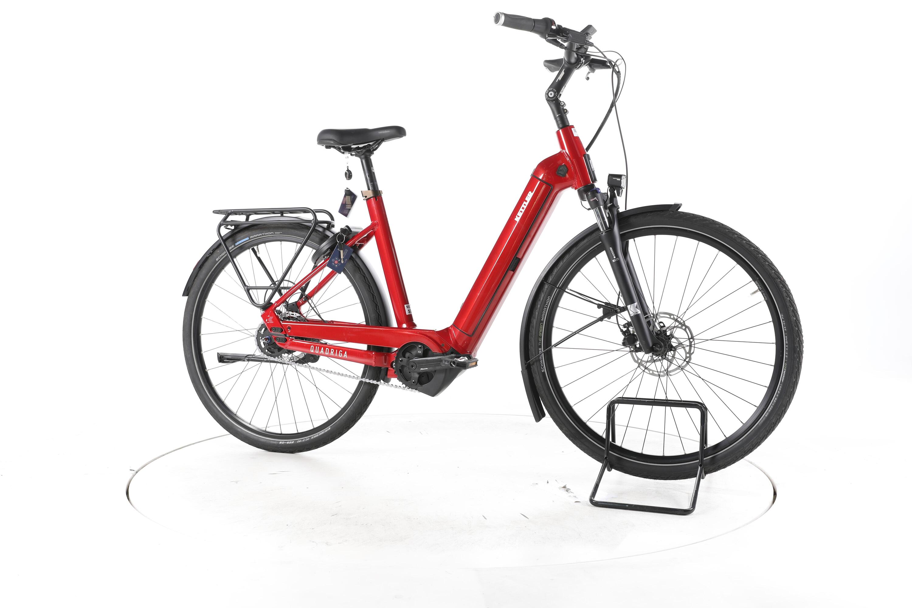 Tweedehands - Kettler Quadriga P5 RT City E-Bike Lage instap - Goed 2/7