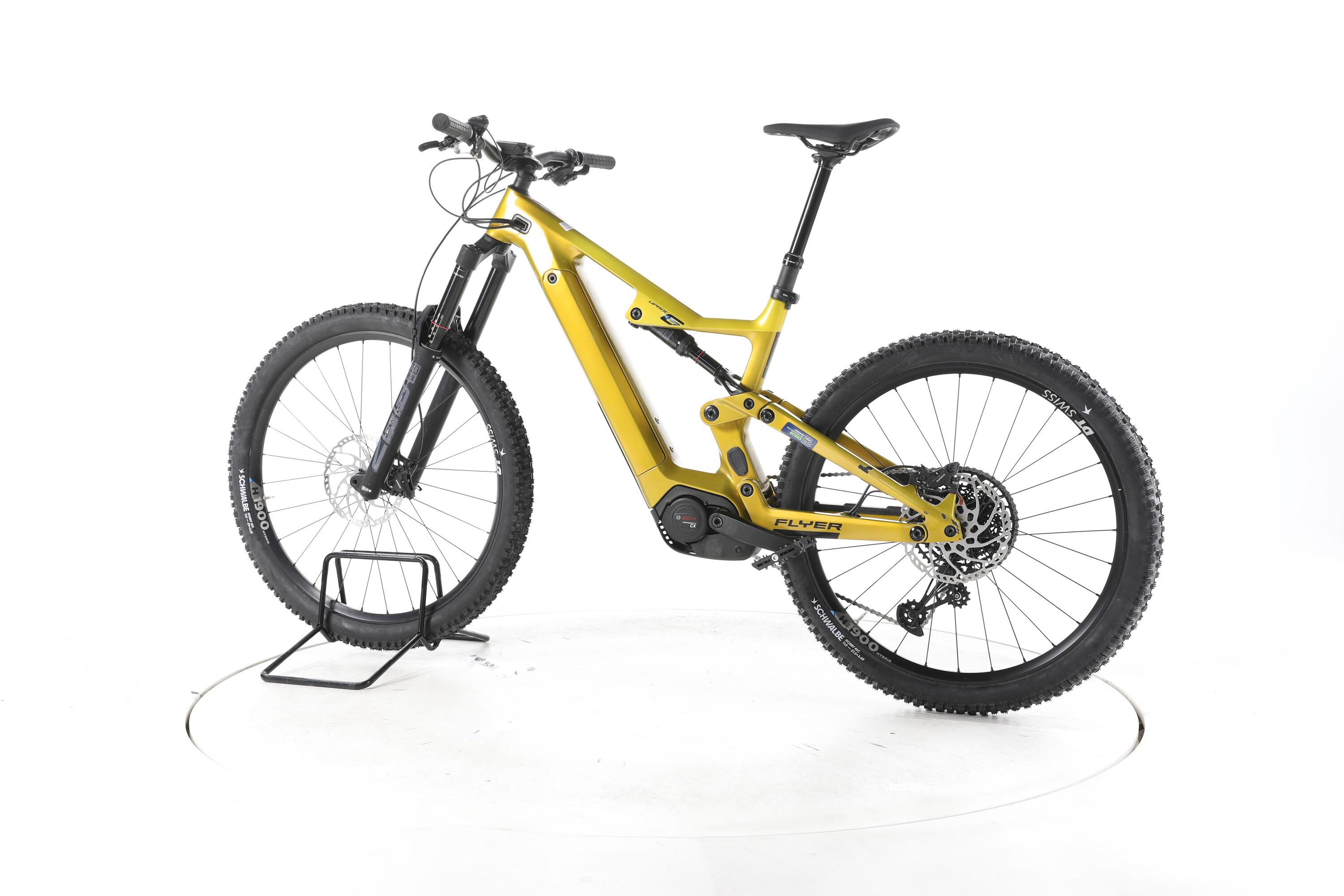 Tweedehands - FLYER Uproc6 6.50 E-Bike Fully Carbon - Zeer goed 7/7