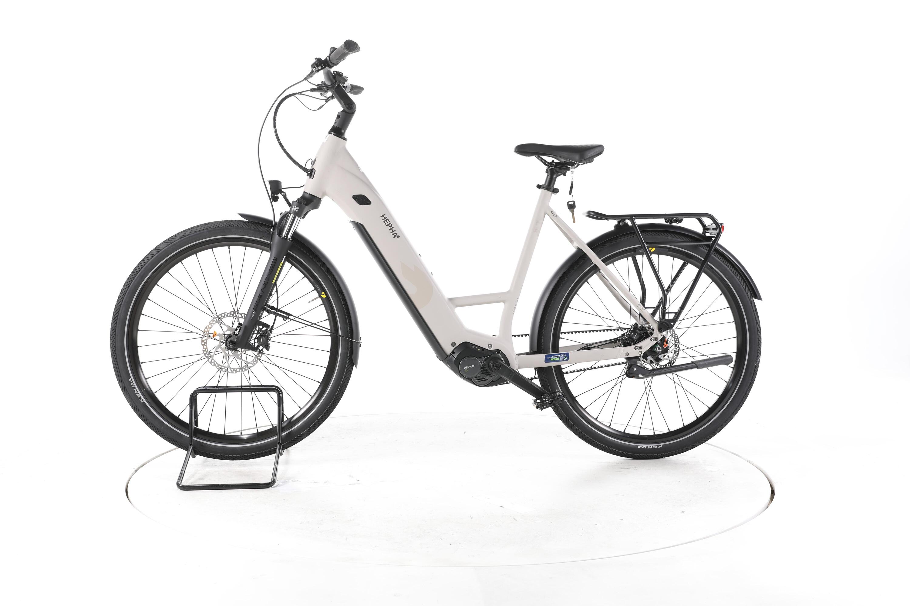 Tweedehands - Hepha City 7 Long Range City E-Bike Lage instap 2025 - Goed 6/7