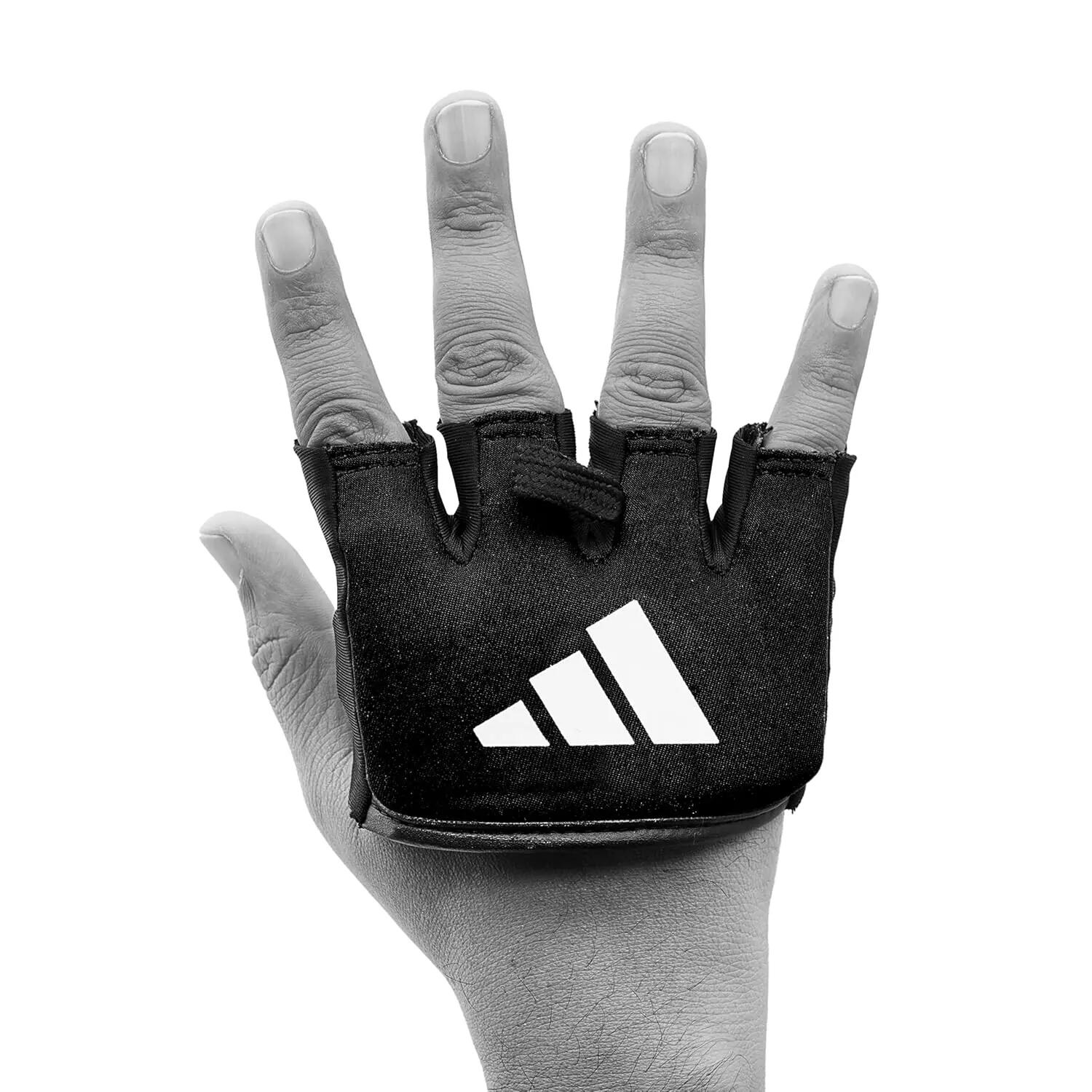 adidas Knuckle Gloves, Inner Boxing Knuckle Protection Sleeve/Wrap (Black/Black)-image-43