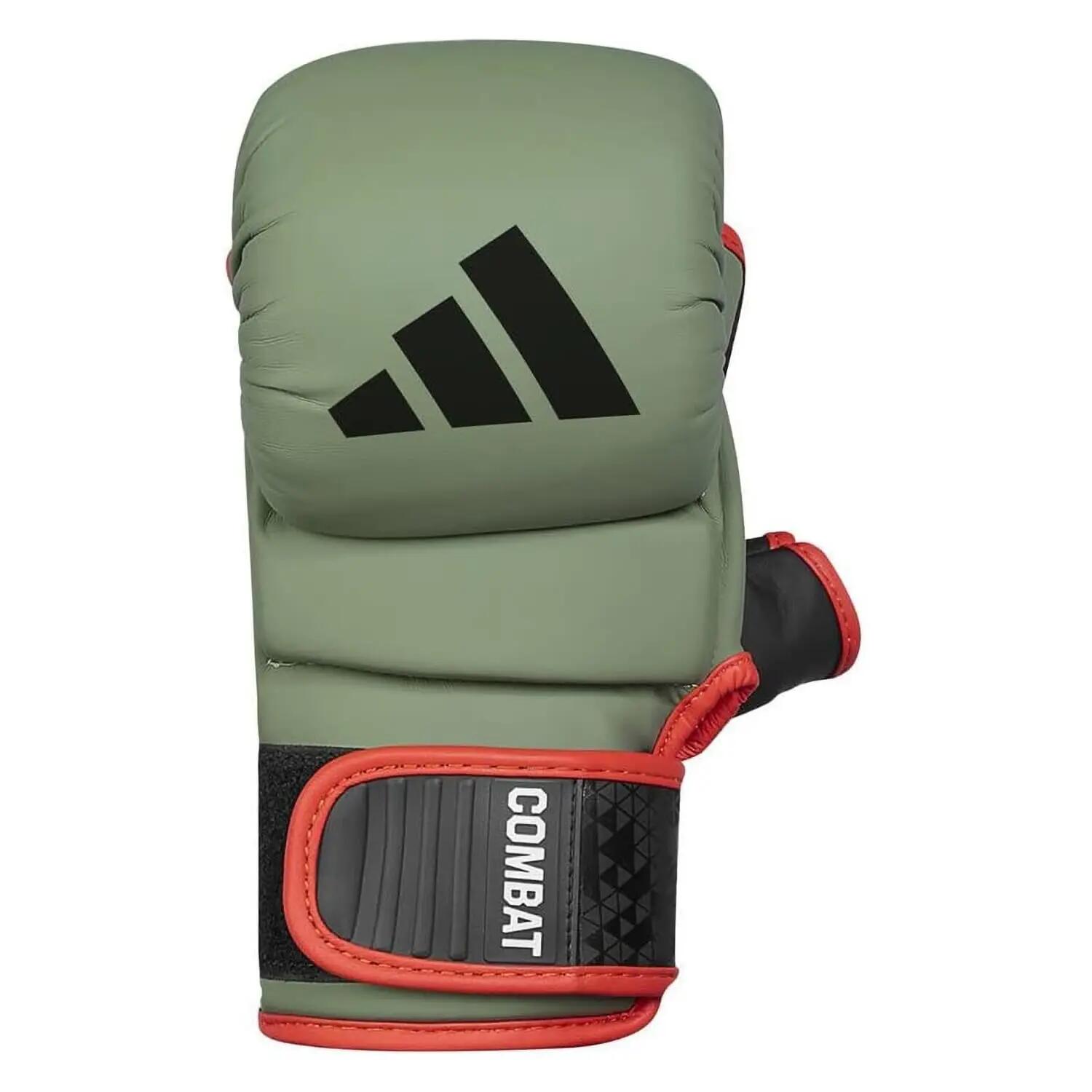 Adidas Combat 50 Sparring Grappling Gloves (Orbit Green/Black, S/M)-image-6