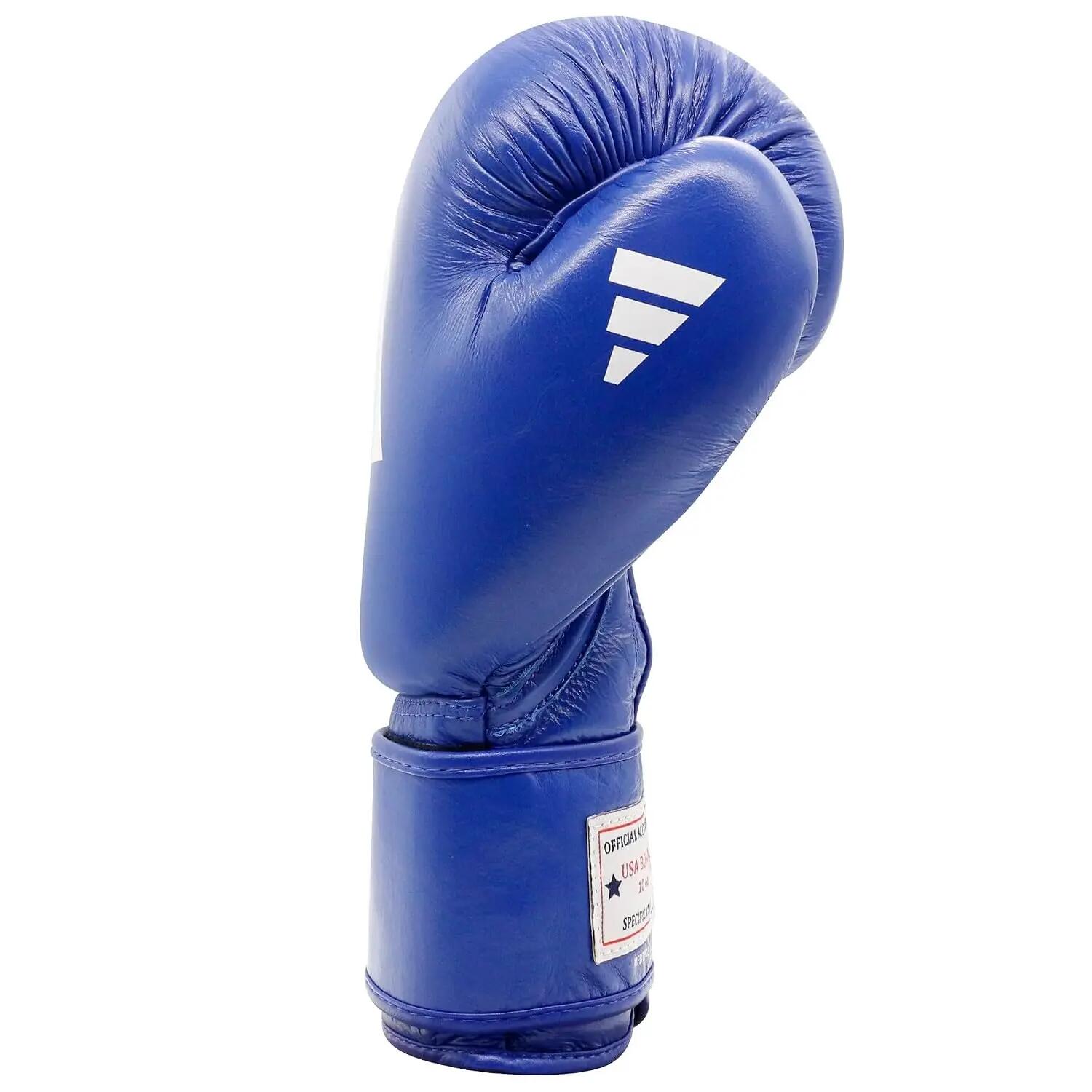 adidas Unisex's AIBA Approved Competition Boxing Gloves (Blue, 10oz) -  4