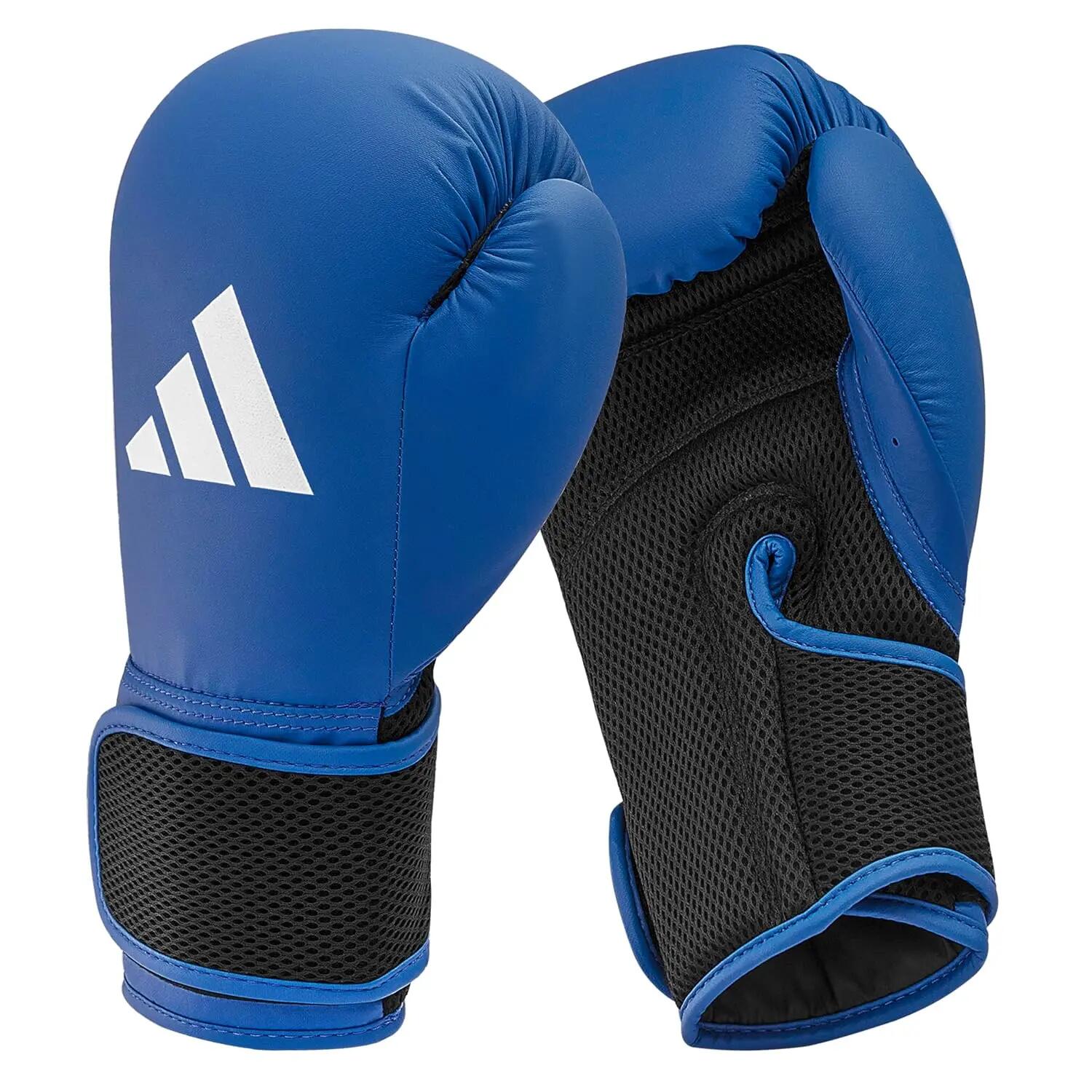 Adidas Hybrid 25 Boxing Gloves - for Boxing, MMA, Kickboxing, Muay Thai, Beginner Punching Bag Workouts, Designed for Men & Women, Enhanced Training Performance (Blue, 12 OZ) -  5