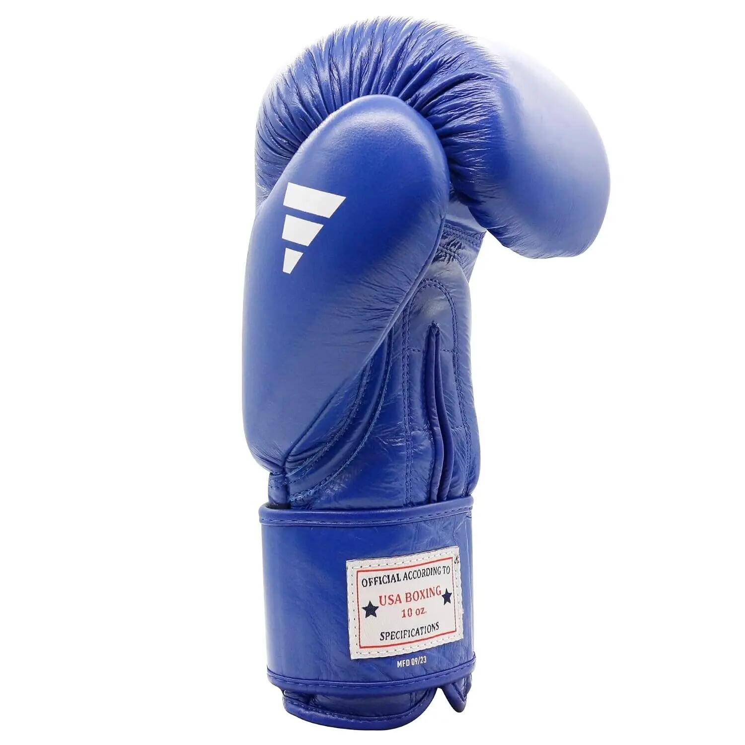 adidas Unisex's AIBA Approved Competition Boxing Gloves (Blue, 12oz) -  3