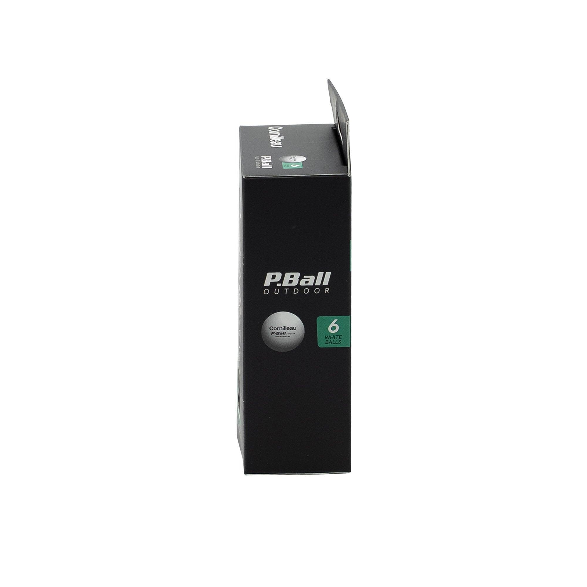 Balles de ping-pong P-BALL OUTDOOR Ultradurable X6 6/8