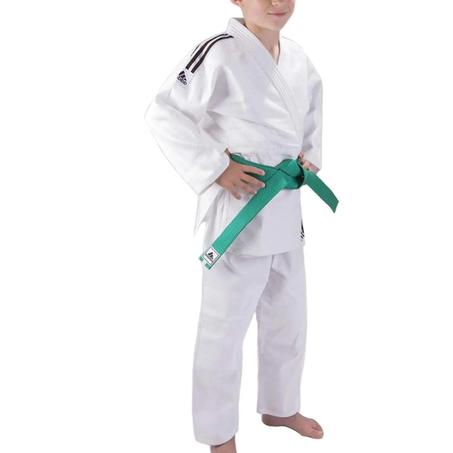 Adidas Club Judo Uniform for Men, Women & Kids - White|Perfect for Training, Durable Polycotton Judo Uniform -  1