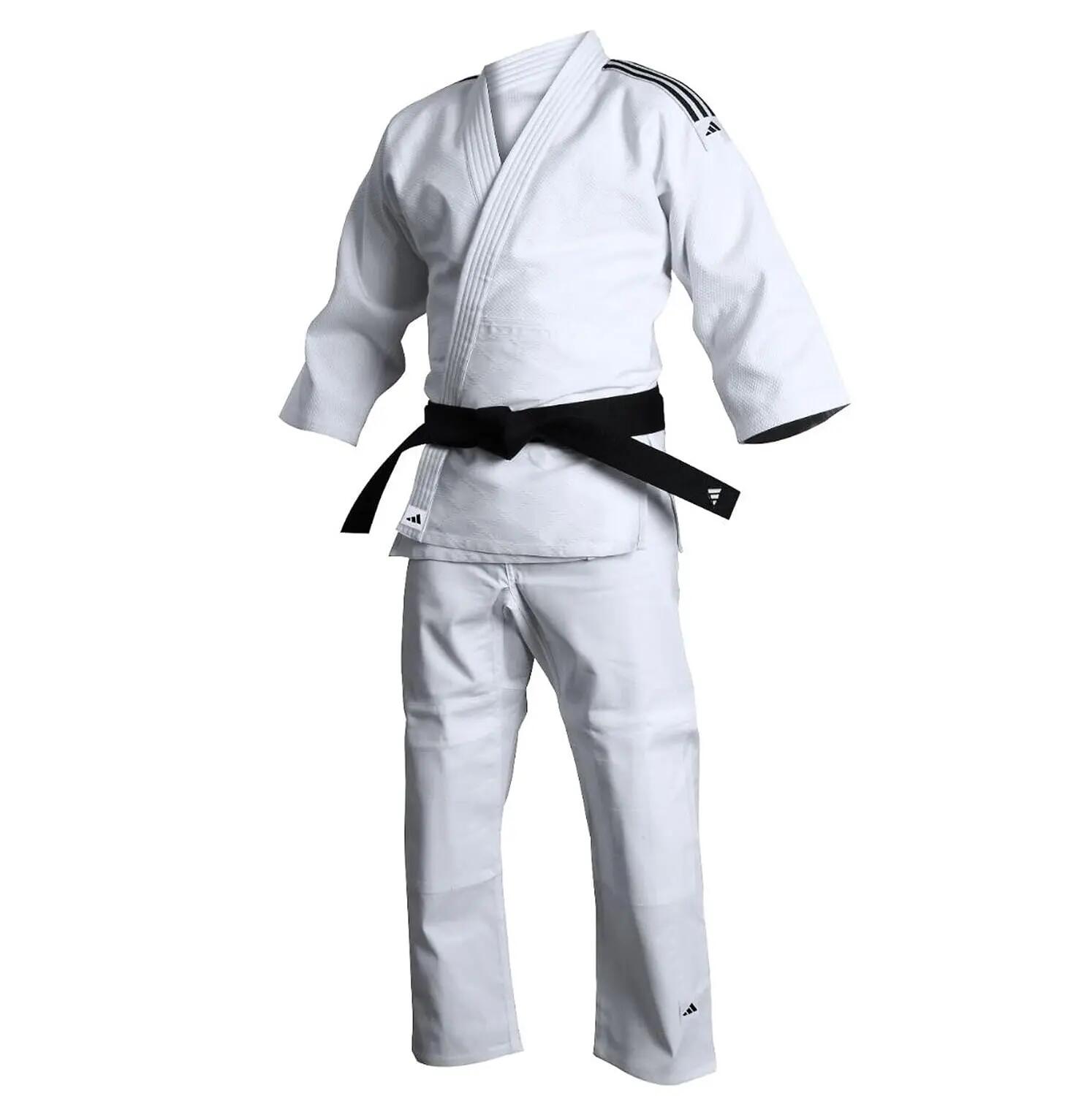 Adidas J500 Judo Uniform for Men, Women & Kids - White|Perfect for Training, Durable Polycotton Judo Uniform -  1