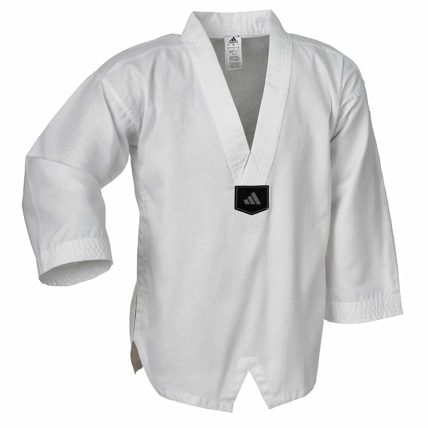 Adidas adiTTN01 Polyester Taekwondo Uniform For Men & Women For Training & Initiation - White -  2
