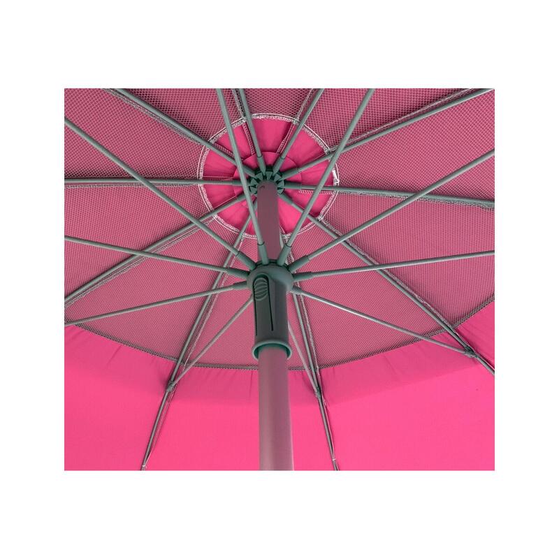 Umbrelă plajă Maui & Sons XL 220 cm Roz UPF50+