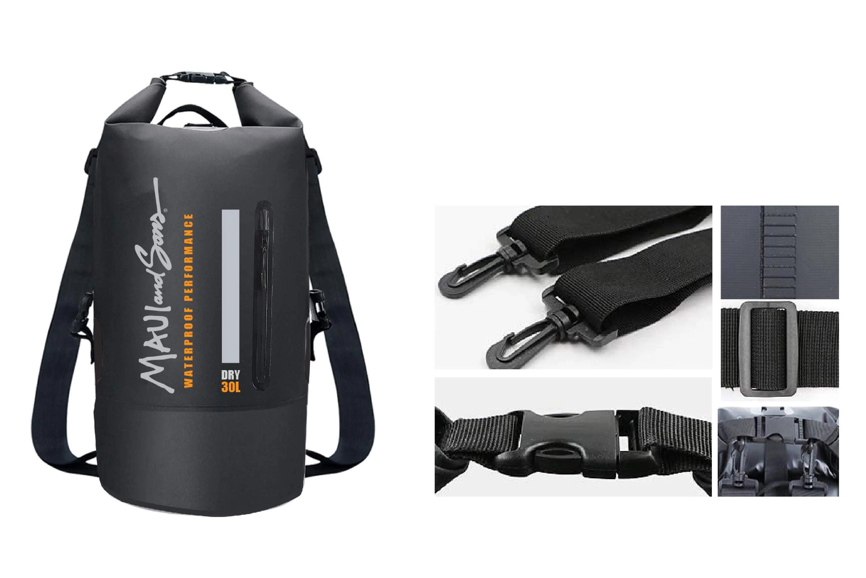Rucsac Dry Bag MAUI & SONS 30L Negru 2/5