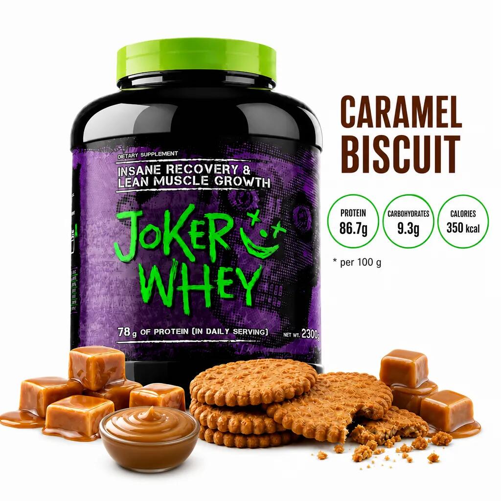 Joker Whey 2300g caramel biscuit