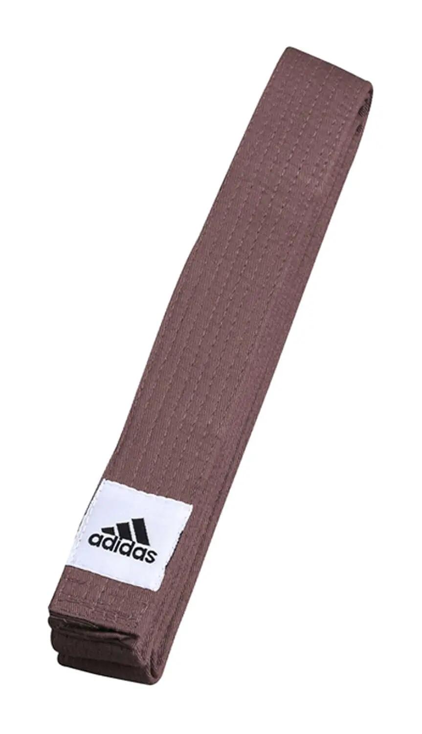Adidas adiB220 Economy Karate Belt for Martial Arts, Taekwondo, Karate, Judo and Jiu Jitsu - Brown -  1