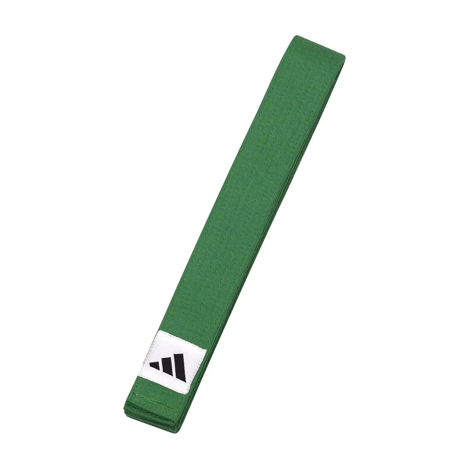 Adidas adiB220 Economy Karate Belt for Martial Arts, Taekwondo, Karate, Judo and Jiu Jitsu - Green -  1