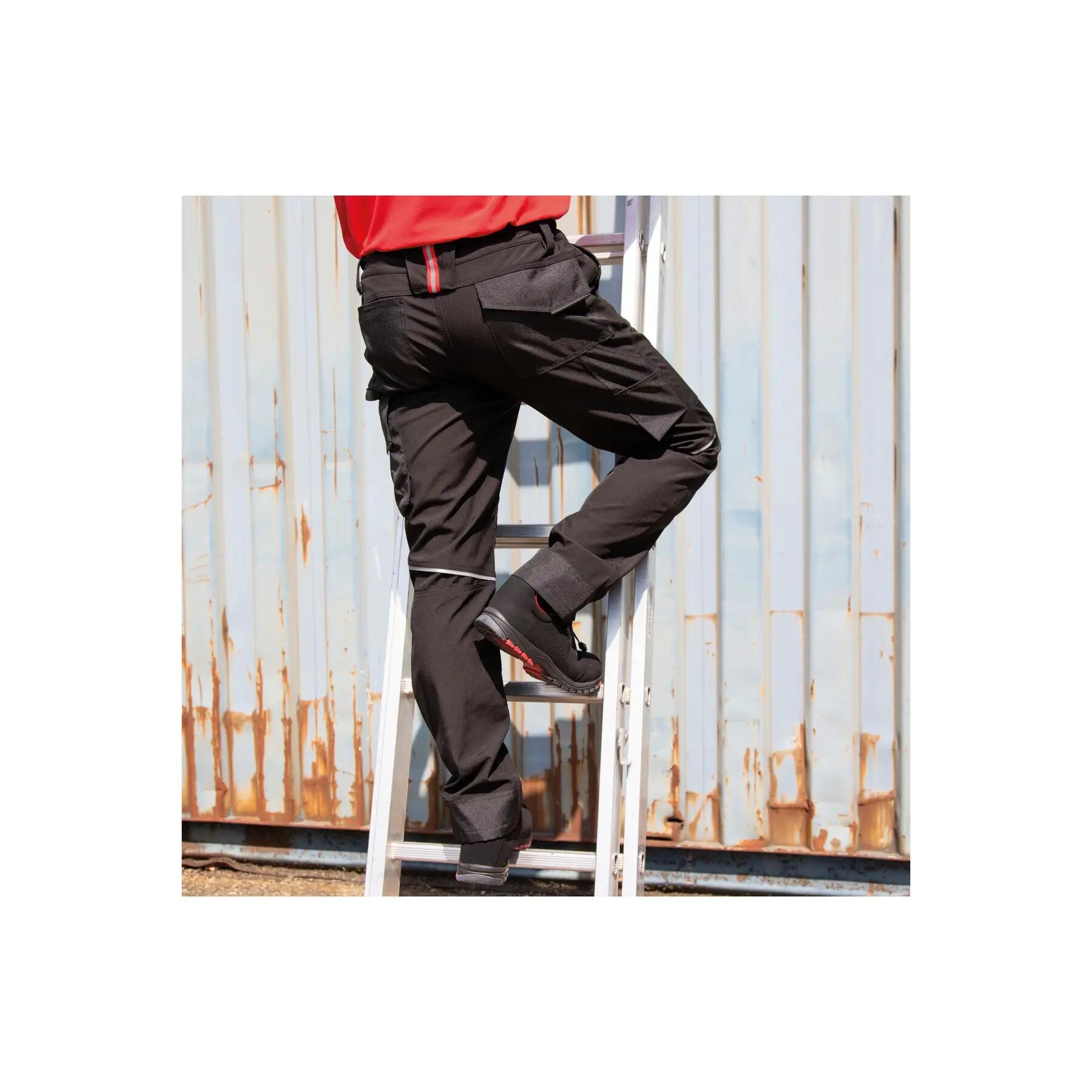 Slim-fit werkbroek Result Softshell 3/3