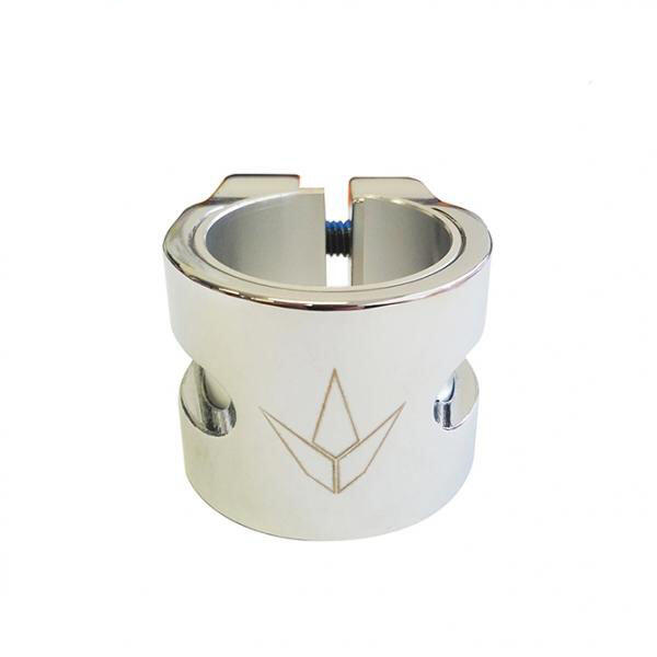 Clamp 2 Bolts Twin Slit Collar - Chrome - Blunt Scooters