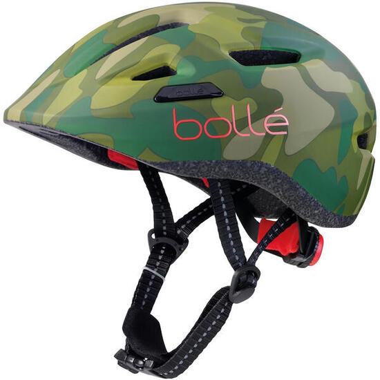 Fietshelm Stance Junior 47-51 Cm Groen/rood Mt Xs