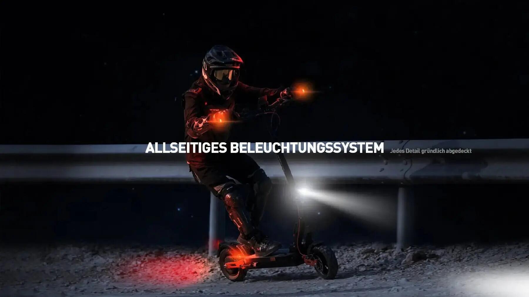 Patinete eléctrico plegable para adultos T6E Pro ABE, 48V26Ah, neumáticos 10". 8/10