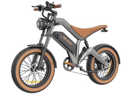 Vélo électrique ZONVEER M20 250 W – Batterie 48 V 18,2 Ah