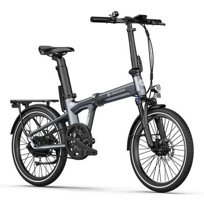Ado air20s opvouwbare elektrische fiets, ebike riemaandrijving, 18.5kg, lcd, app