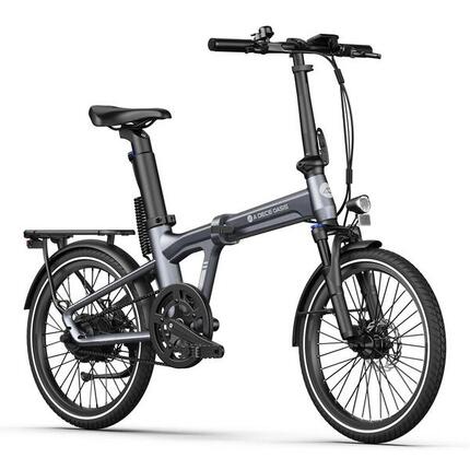 ADO Air20S Vélo électrique Pliable, EBike Entraînement par Courroie, 18.5kg, APP