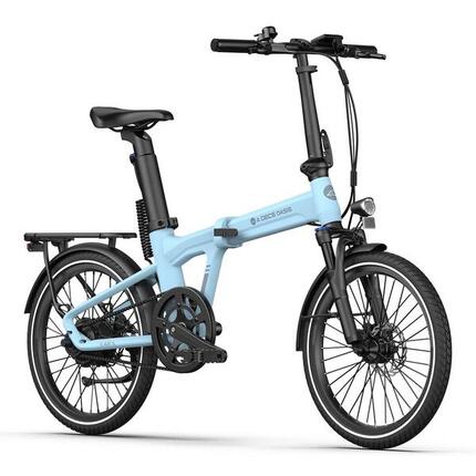 ADO Air20S Vélo électrique Pliable, EBike Entraînement par Courroie, 18.5kg, APP