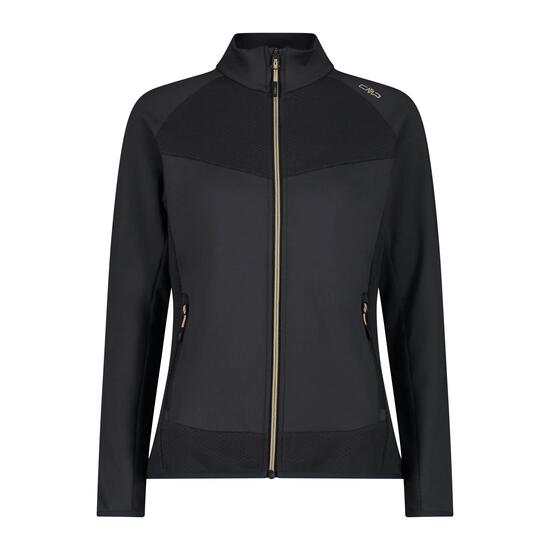 Polaire randonnée femme Mountain Zip Jacket - noir