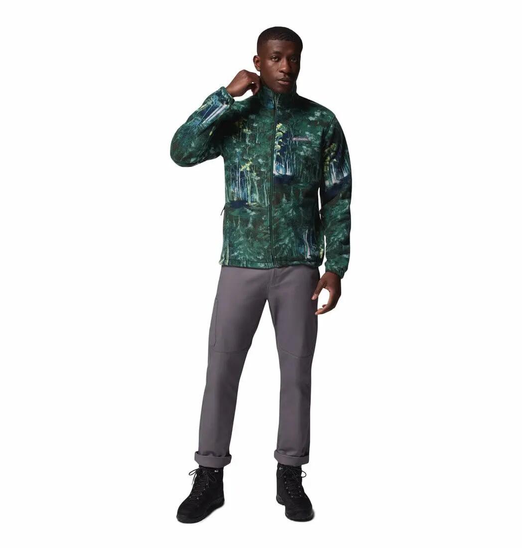 Giacca - uomo - leggera, stampata - steens - rain forest 8/8