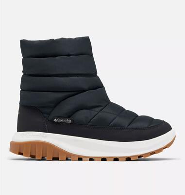 Winterschoenen dames - columbia snowtrot mid - black/sea salt